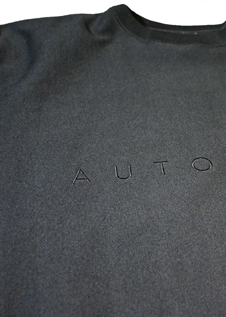 SOLD OUT -AUTONOMY- •Pre-order• -Heavyweight Cross-Grain CREWNECK Sweater