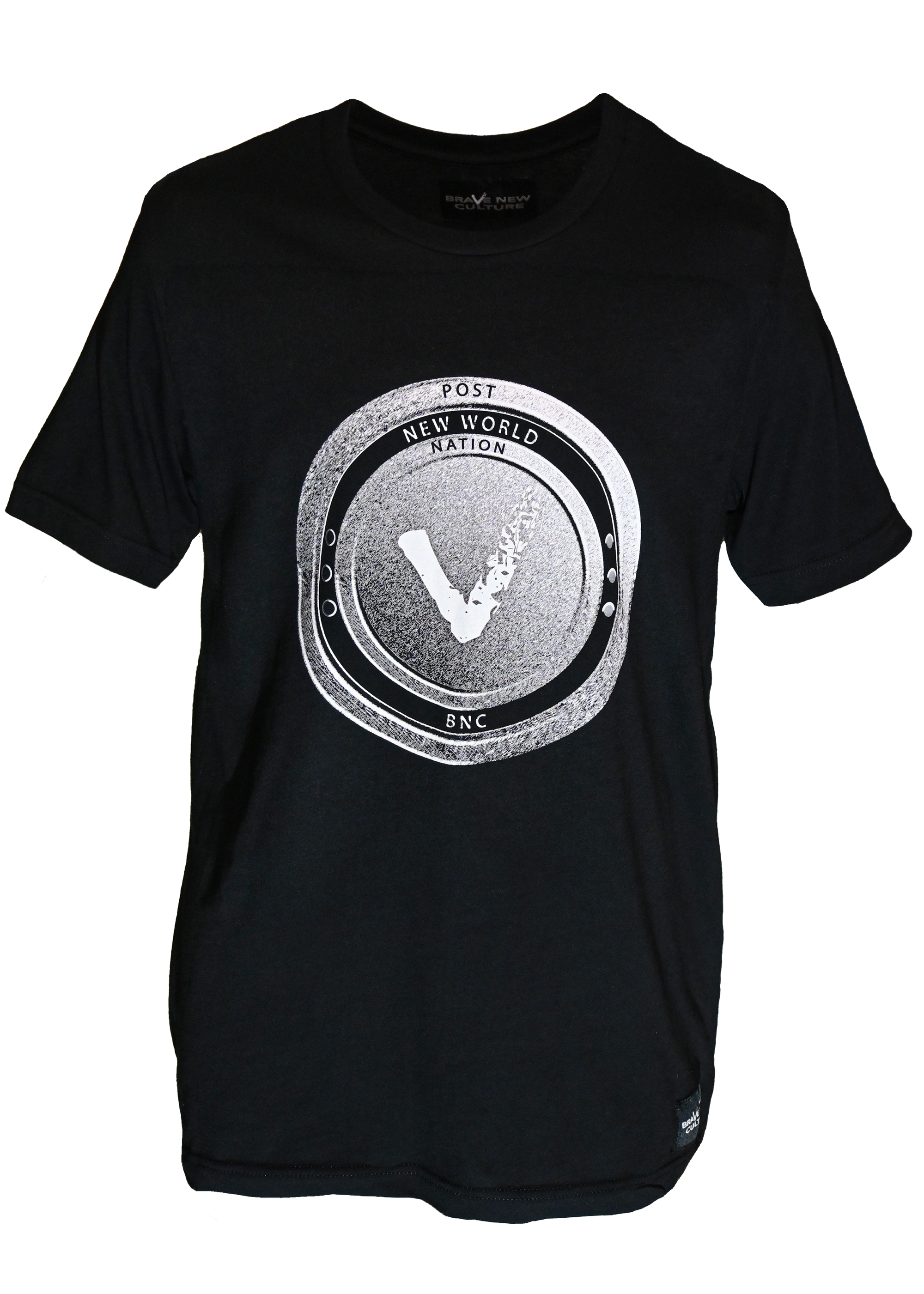 POST NEW WORLD NATION - CREST - Airlume Jersey T-Shirt