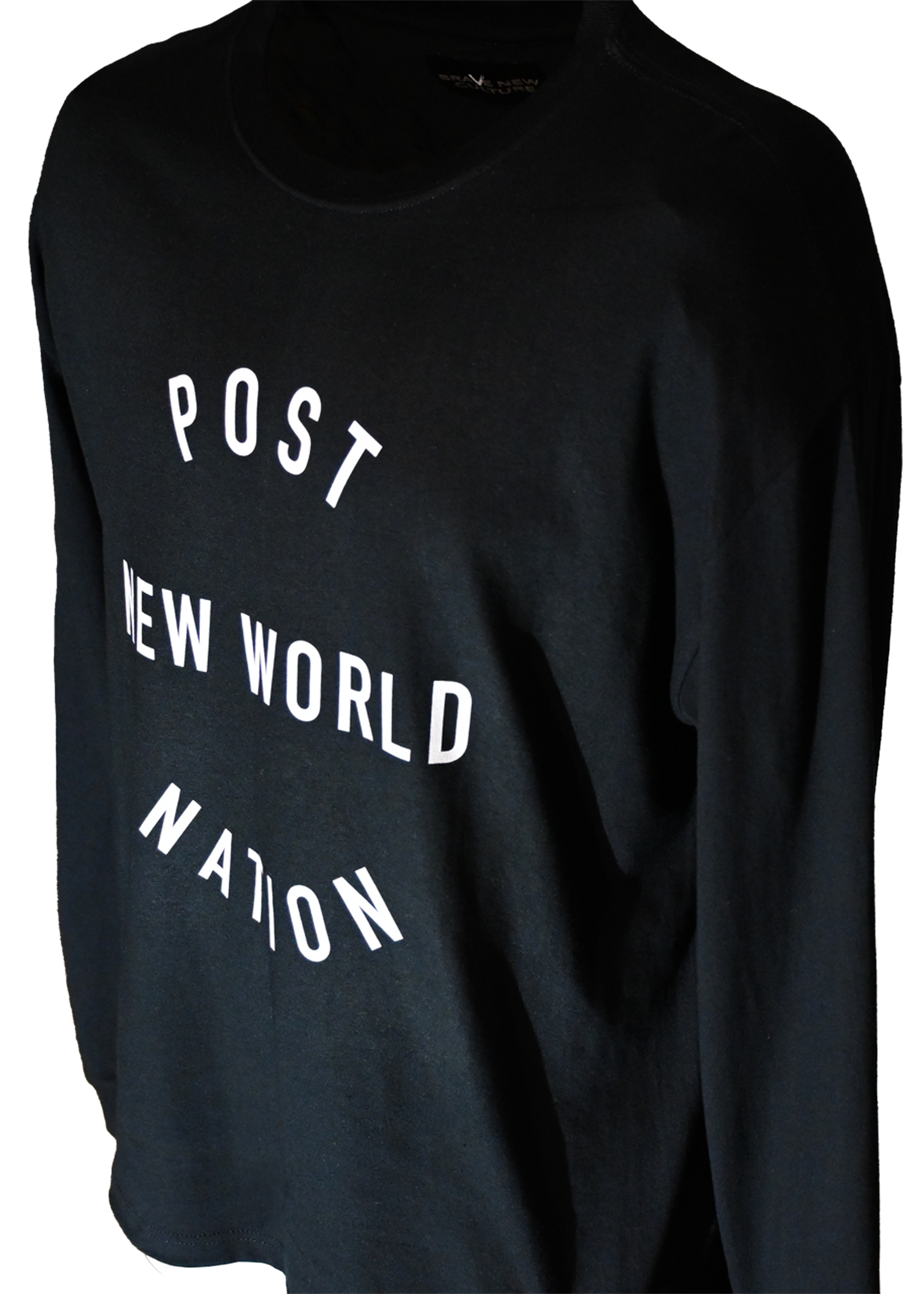 POST NEW WORLD NATION - BADGE - 10 oz. Heavyweight LONG SLEEVE Shirt