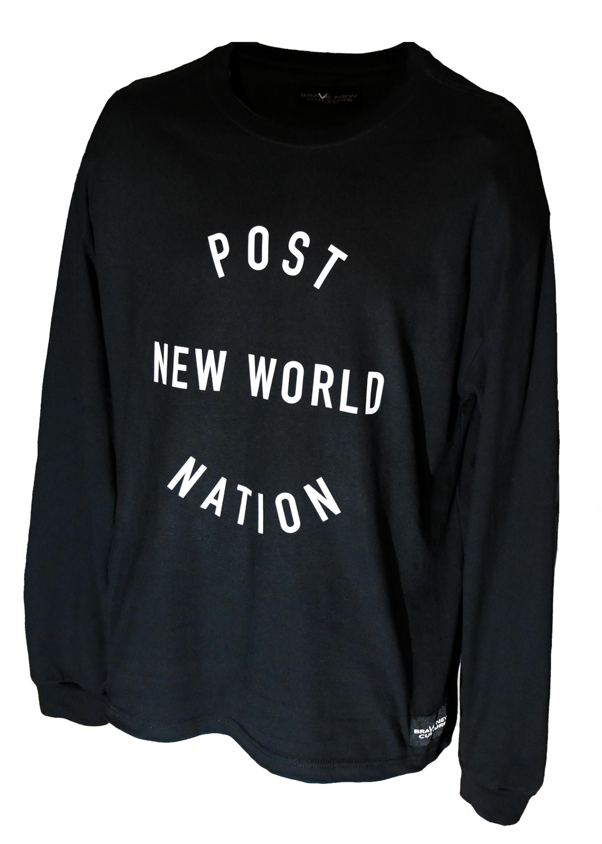 POST NEW WORLD NATION - BADGE - 10 oz. Heavyweight LONG SLEEVE Shirt