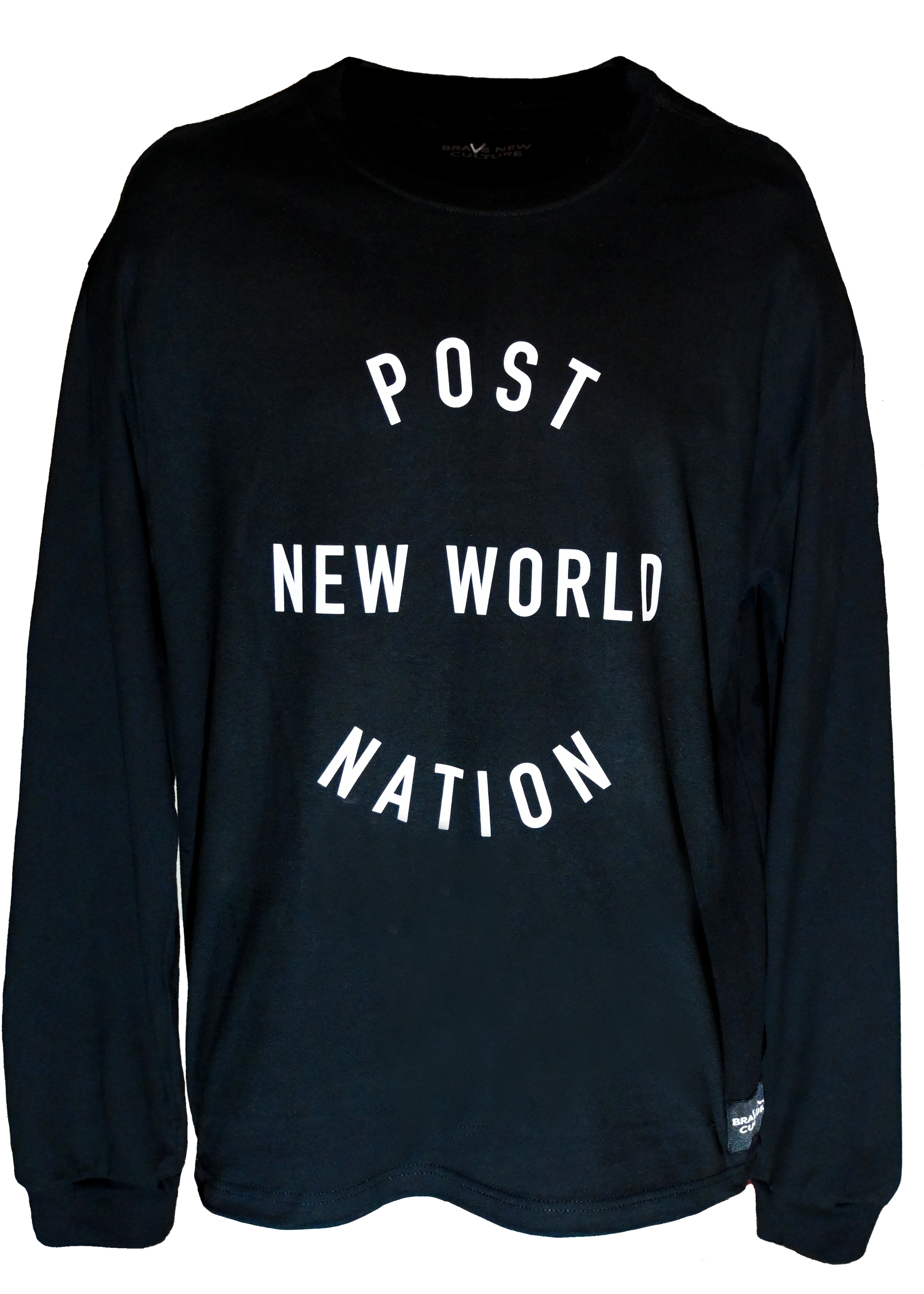 POST NEW WORLD NATION - BADGE - 10 oz. Heavyweight LONG SLEEVE Shirt