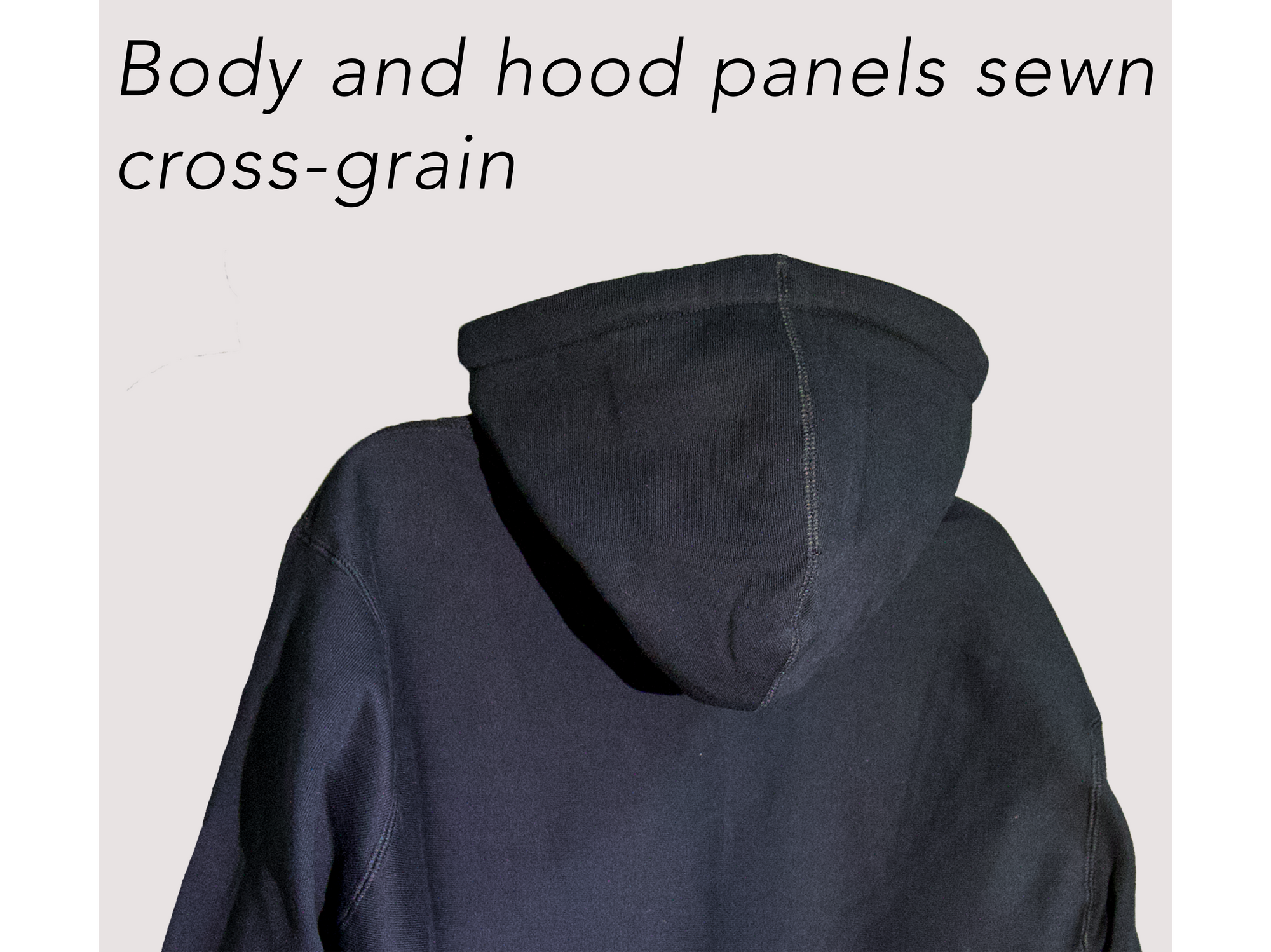 **SOLD OUT from Pre-Order** THE DATA - Limited Edition - HEAVYWEIGHT Cross-Grain Hooded Sweater