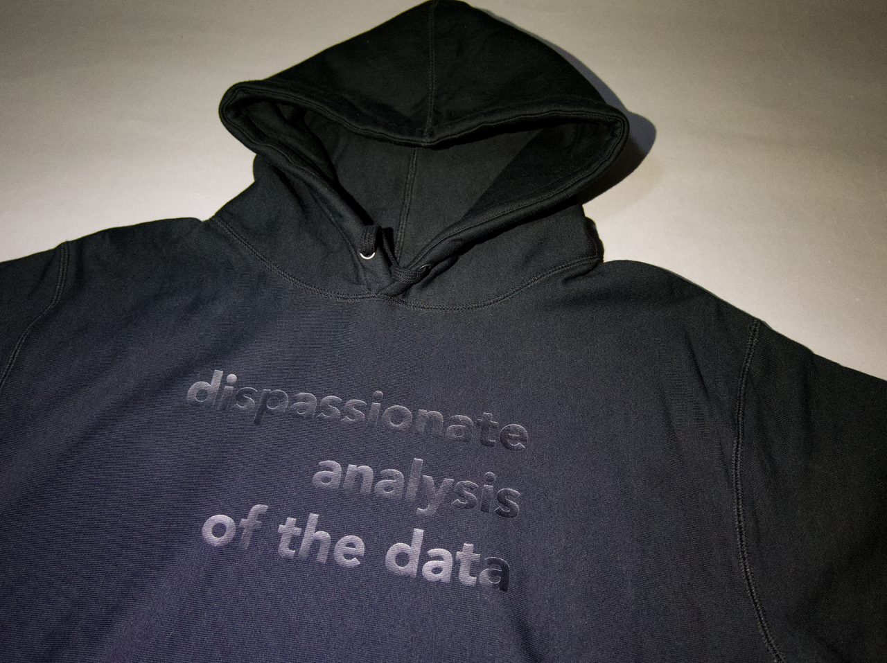 **SOLD OUT from Pre-Order** THE DATA - Limited Edition - HEAVYWEIGHT Cross-Grain Hooded Sweater